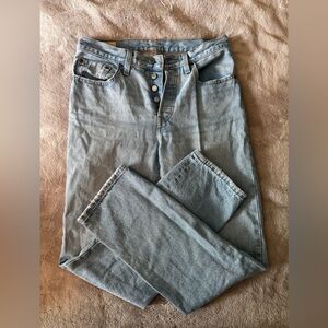 Levi's Light Blue Straight Jeans
